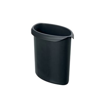 HAN Insert à déchets MOON, PP, 6 litres, sans couvercle,noir