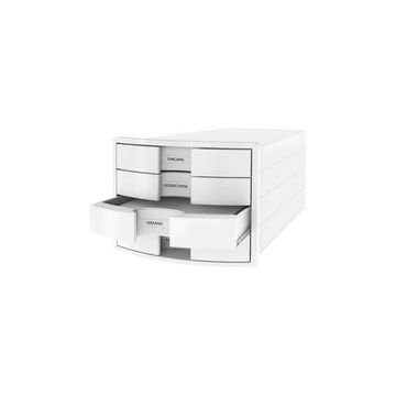 HAN Module de classement IMPULS 2.0, 4 tiroirs, blanc/noir