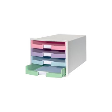 HAN Module de classement IMPULS, 4 tiroirs, blanc/pastel