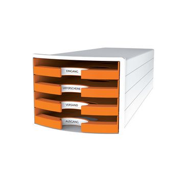 HAN Module de rangement IMPULS 2.0, 4 tiroirs ouverts, blanc