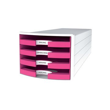 HAN Module de rangement IMPULS 2.0, 4 tiroirs ouverts, blanc