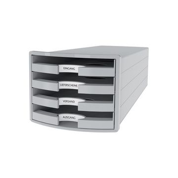 HAN Module de rangement IMPULS 2.0, 4 tiroirs ouverts, gris