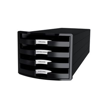 HAN Module de rangement IMPULS 2.0, 4 tiroirs ouverts, noir