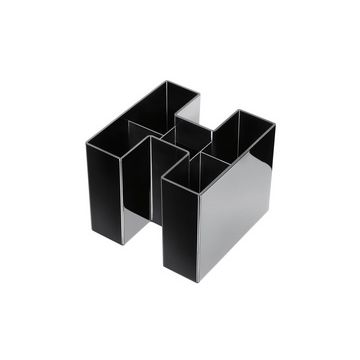 HAN Multipot à crayons BRAVO, 5 compartiments, noir