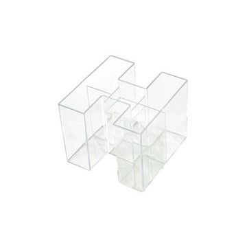 HAN Multipot à crayons BRAVO, 5 compartiments, transparent