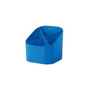 HAN Multipot à crayons Re-X-LOOP, plastique éco, bleu