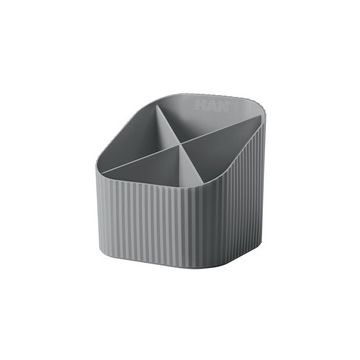 HAN Multipot à crayons Re-X-LOOP, plastique éco, gris foncé