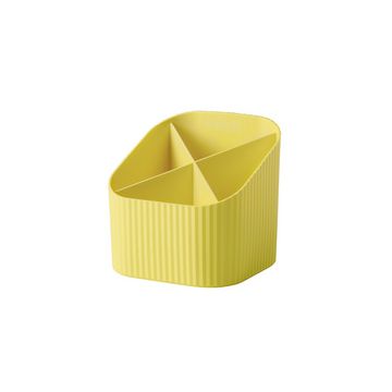HAN Multipot à crayons Re-X-LOOP, plastique éco, jaune