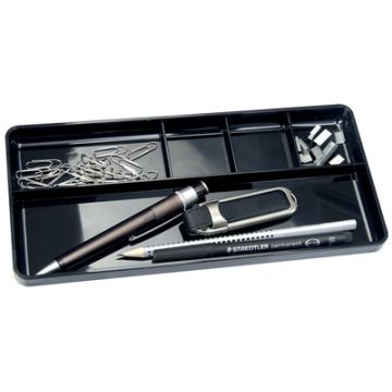 HAN Plumier KLASSIK, plastique, 5 compartiments, noir