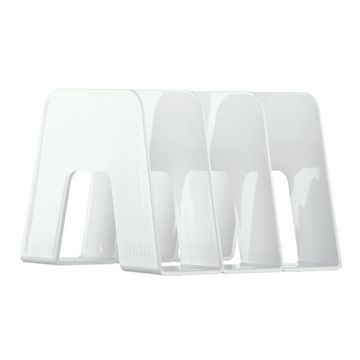 HAN Porte-revues SORTER, A4, 3 compartiments, blanc x2