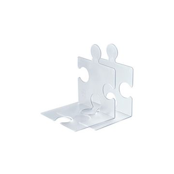 HAN Serre-livres PUZZLE, set de 2, translucide
