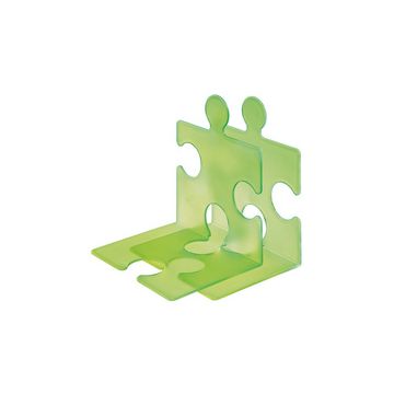 HAN Serre-livres PUZZLE, set de 2, vert translucide HAN Serre-livres PUZZLE, set de 2, vert translucide