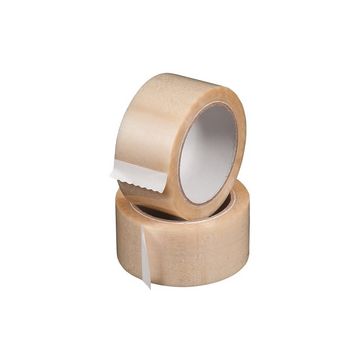 HAPPEL Ruban adhésif d'emballage, PVC, 50mmx66m, transparent x6