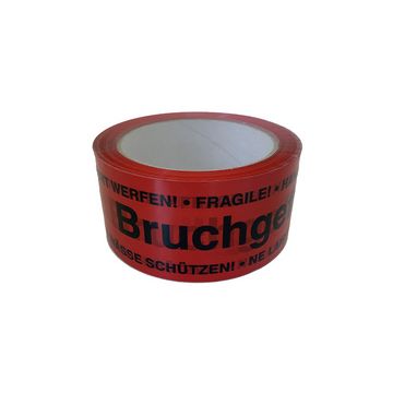 HAPPEL Ruban adhésif de signalisation "Fragile" x6