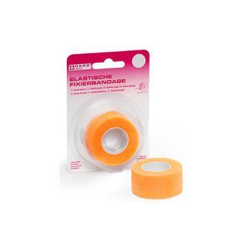 HARO Bande de fixation élastique, 25 mm x 2,5 m, orange