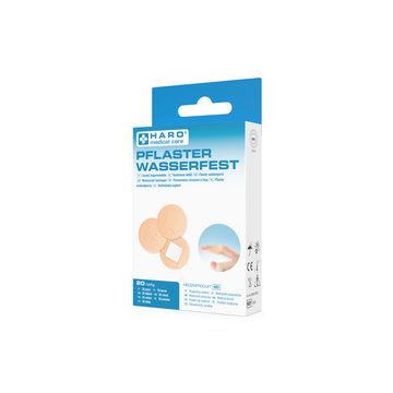 HARO Pansement imperméable, rond, couleur chair, pack de 20 HARO Pansement imperméable, rond, couleur chair, pack de 20