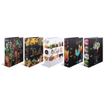 HERMA Assortiment de classeurs à motifs "Flavors"