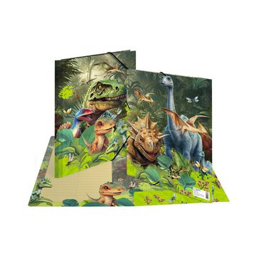 HERMA Chemise à élastique "Dino World", carton, A4