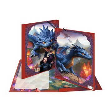 HERMA Chemise à élastique "Dragons", carton, A3