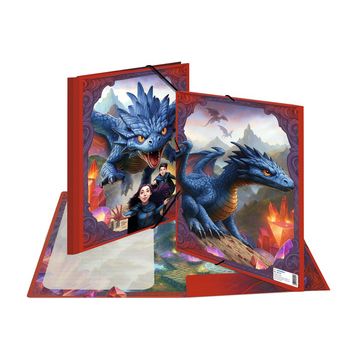 HERMA Chemise à élastique "Dragons", carton, A4