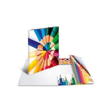 HERMA Chemise à élastiques "Crayons", en carton, A3