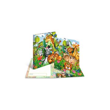 HERMA Chemise à élastiques "Jungle", carton, A4