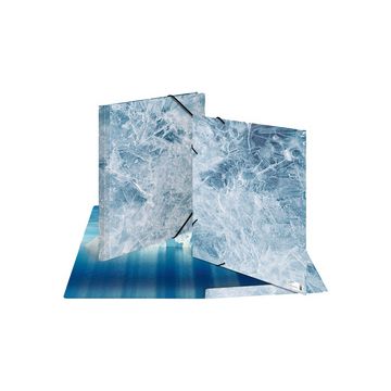 HERMA Chemise à élastiques "Nature", A3, carton, Ice