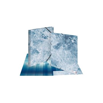 HERMA Chemise à élastiques "Nature", A4, carton, Ice