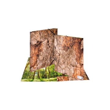 HERMA Chemise à élastiques "Nature", A4, carton, Wood