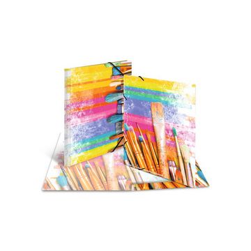 HERMA Chemise à élastiques "Pinceaux", carton, A3