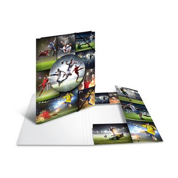 HERMA Chemise à élastiques "football", carton, A4