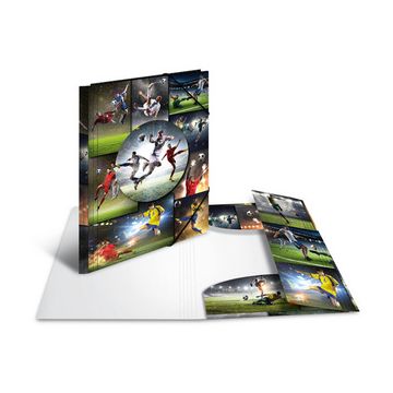 HERMA Chemise à élastiques "football", en PP, A4