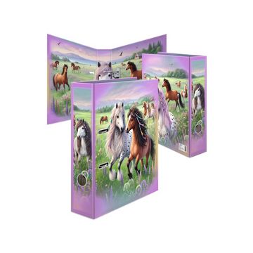 HERMA Classeur à motif "Le monde des chevaux", A4