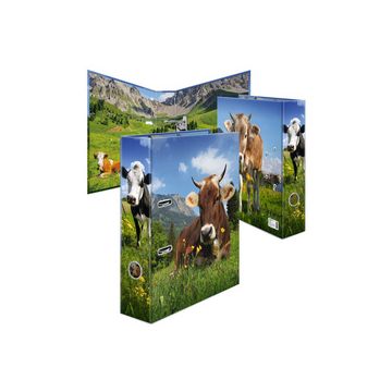 HERMA Classeur à motif "Vache d'alpages", A4