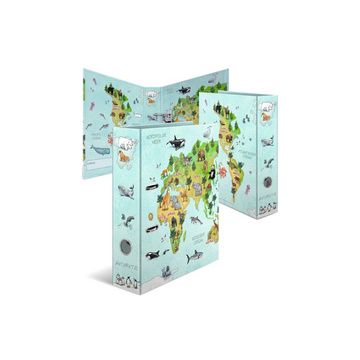 HERMA Classeur à motif pour école maternelle Carte du monde