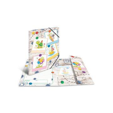 HERMA Eckspannermappe "Sandkastenfreunde", Karton, DIN A3