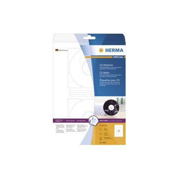 HERMA Etiquette CD/DVD Inkjet SPECIAL Maxi, diamètre: 116 mm