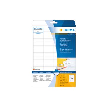 HERMA Etiquette couvrante/correctrice SPECIAL,97,0 x 42,3 mm HERMA Etiquette couvrante/correctrice SPECIAL,97,0 x 42,3 mm