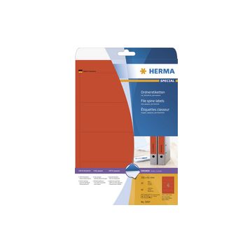 HERMA Etiquette dos de classeur SPECIAL, 192 x 61 mm, vert