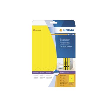 HERMA Etiquette dos de classeur SPECIAL, 38 x 297 mm, jaune