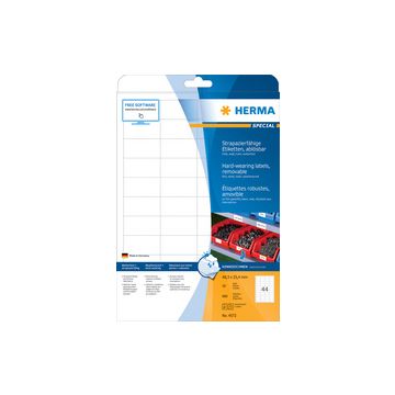 HERMA Etiquette film SPECIAL, 66 x 33,8 mm, enlevable