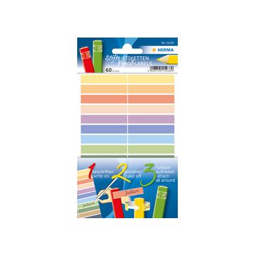 HERMA Etiquettes pour crayons HOME, 46 x 10 mm, couleurs