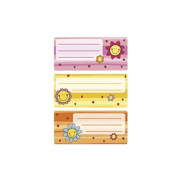 HERMA Etiquettes pour livres "Visages de fleurs", 76 x 35 mm