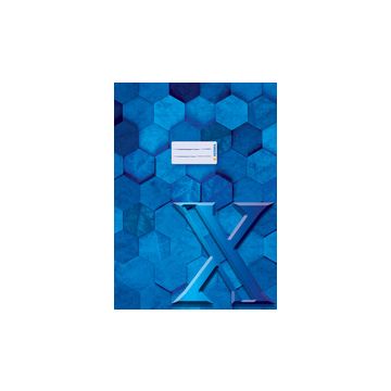 HERMA Heftschoner X, aus Karton, DIN A4, dunkelblau x10