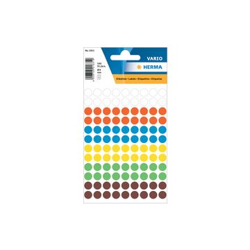 HERMA Pastille adhésive, diamètre: 8 mm, vert foncé