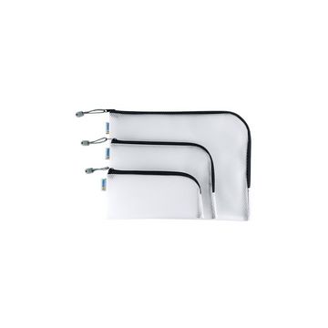 HERMA Pochette à fermeture à zip "Mesh Bags", A5, bleu