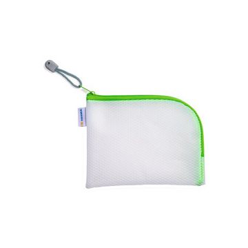 HERMA Pochette à fermeture à zip "Mesh Bags", A6, vert