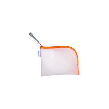HERMA Pochette à fermeture à zip "Mesh Bags", A7, orange