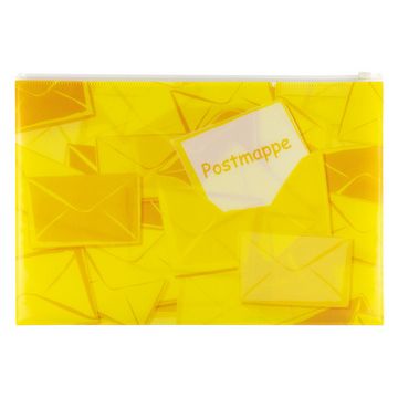HERMA Postmappe mit Zipper, DIN A4, aus PP, gelb