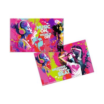 HERMA Sous-main "Music Girl", (L)550 x (H)350 mm